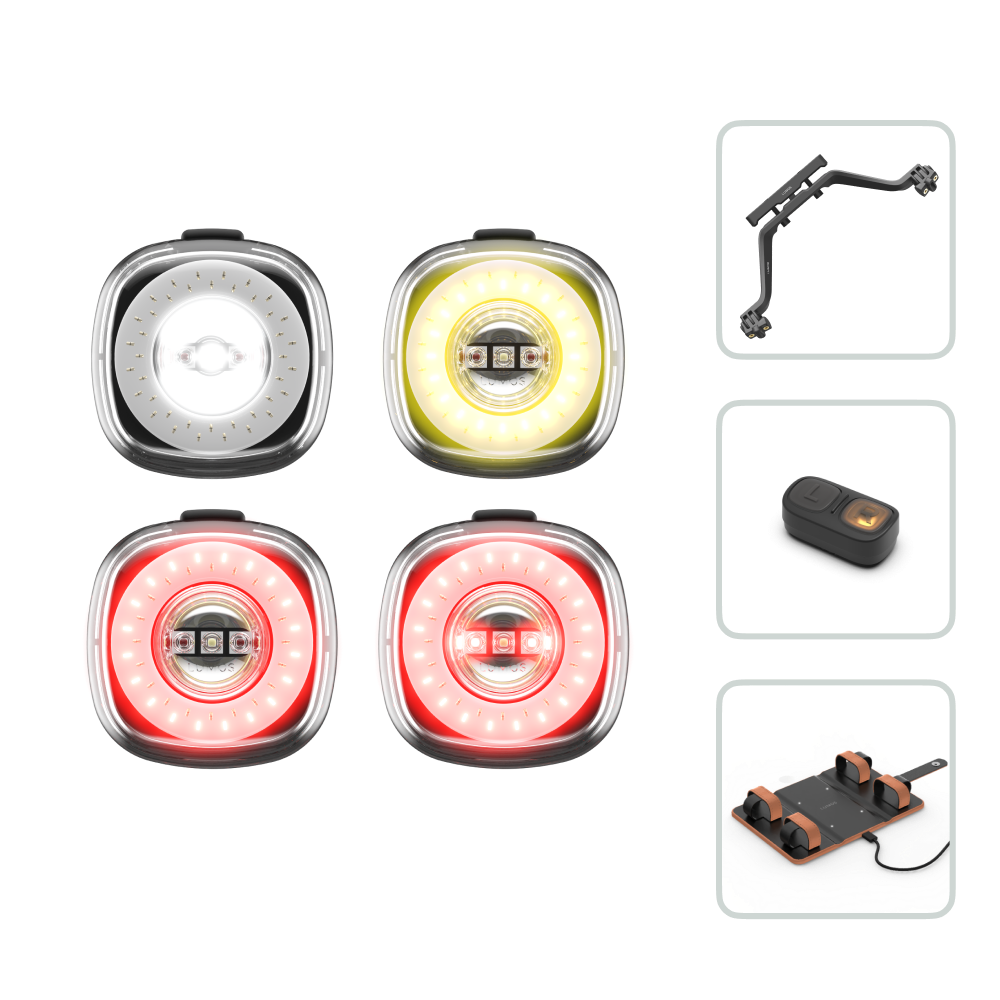 4x Bike Light Bundle