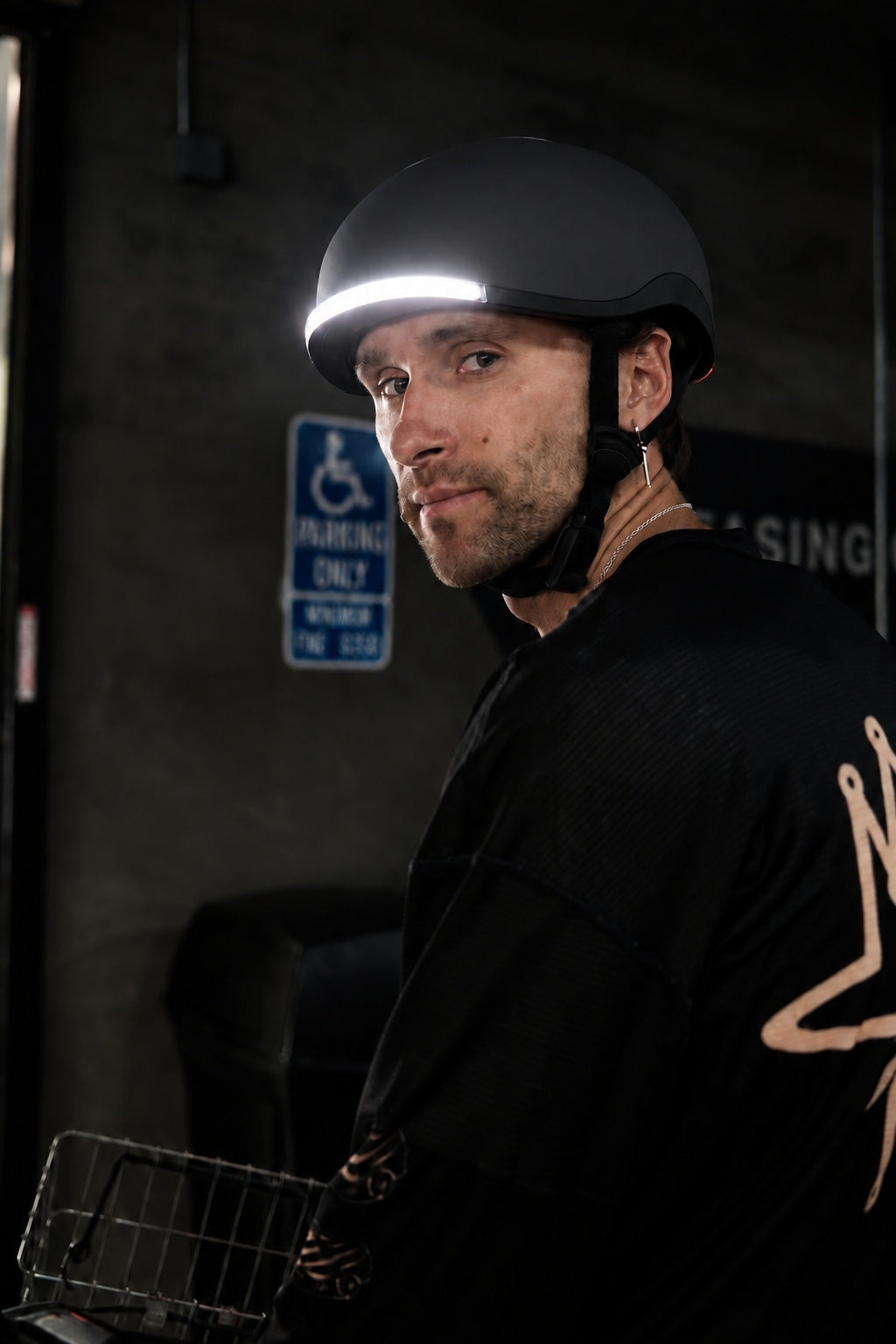 Lumos Nyxel Smart  Bike Helmet — Black — standard