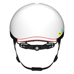 Lumos Nyxel Smart  Bike Helmet — White — quin