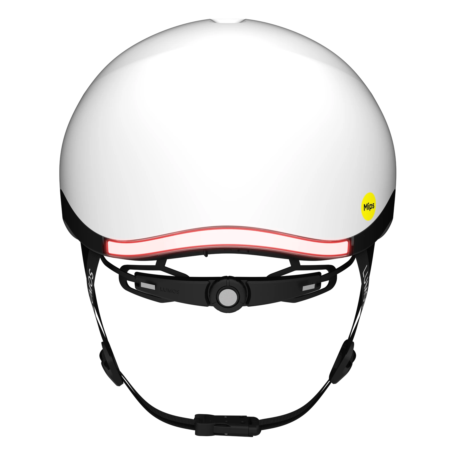 Lumos Nyxel Smart  Bike Helmet — White — mips