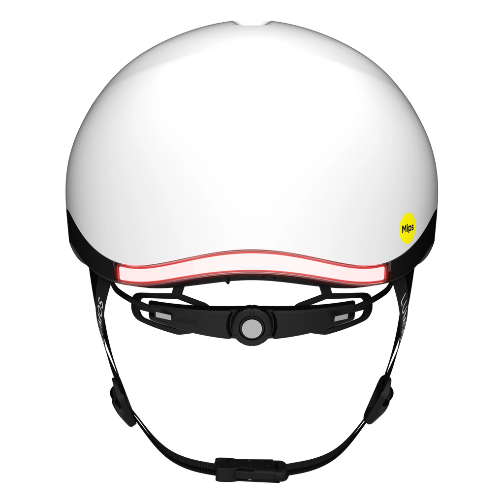 Lumos Nyxel Smart  Bike Helmet — White