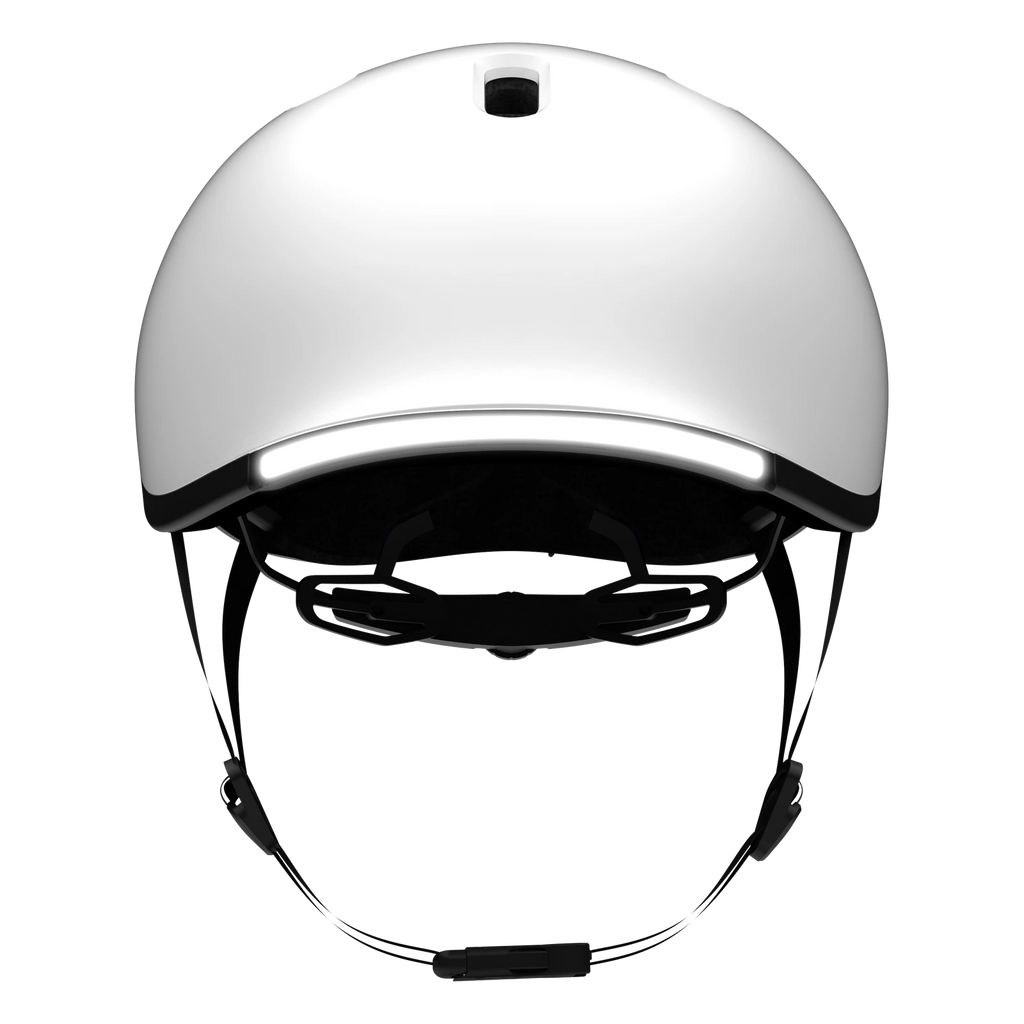 Lumos Nyxel Smart  Bike Helmet — White