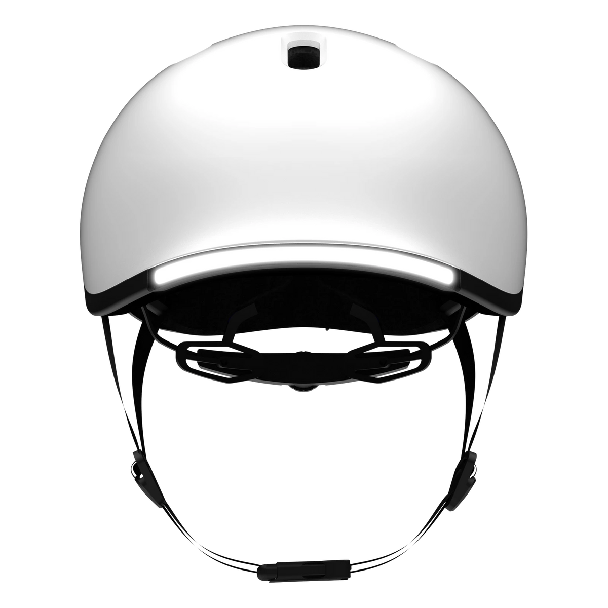 Lumos Nyxel Smart  Bike Helmet — White — standard