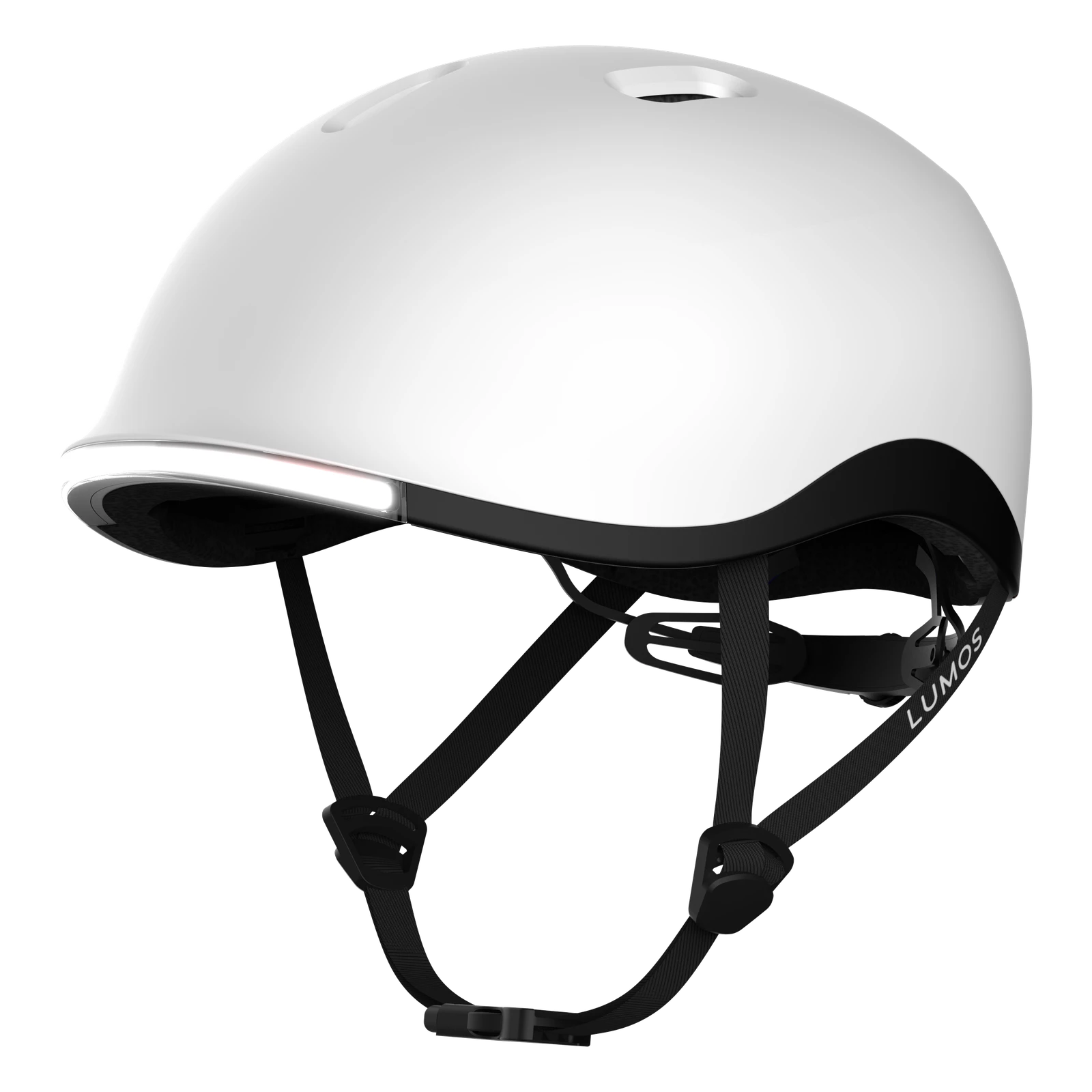 Lumos Nyxel Smart  Bike Helmet — White — standard