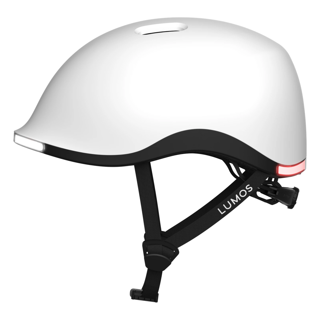 Lumos Nyxel Smart  Bike Helmet — White